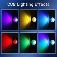 10W Smart DMX RGB Stage Par Lights COB LED avec télécommande vocale IP65 pour les fêtes d'anniversaire Disco