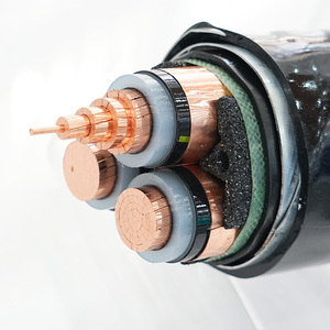 Armoured core สายไฟฟ้าแรงสูง10KV Yjv22 3Core120 150 185 240 35 70ตารางเมตรสำหรับการป้องกัน - Product Image 1