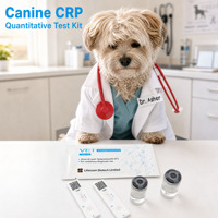 Kit de test rapide quantitatif de protéine C-réactive canine (CRP) – Biomarqueur d'inflammation pour chien – Immunoessai de fluorescence vétérinaire POCT