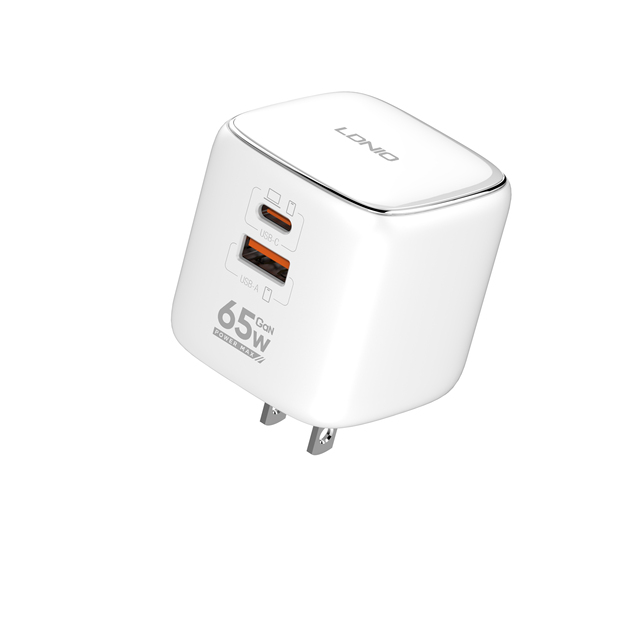 LDNIO Q2617 65W GaN Laptop Adapter Type-c Port USB Travel Mobile Phone Desktop Charger Quick Fast Charger