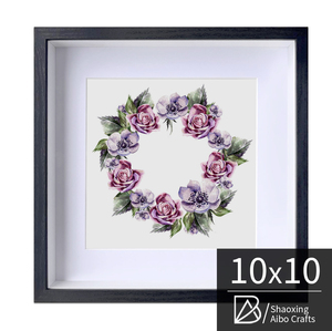 Bán buôn tùy chỉnh 8x10 gỗ khung hiển thị với thư dán kích cỡ khác nhau kim loại khung ảnh cho nghệ thuật bóng hộp hiển thị - Product Image 2