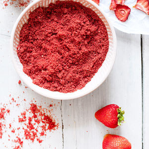 인증 냉동수 딸기 추출물 탈수 과일 주스 맛 단백질 밀크 쉐이크 동결 건조 캔 월귤 나무 추출물 - Product Image 3