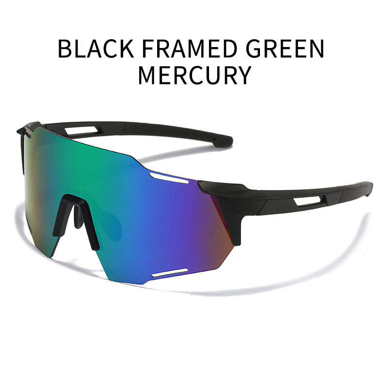 Black frame green mercury