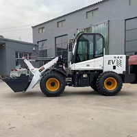 Pengiriman Gratis Mini Wheel Loader Beban Angkut 1000kg Wheel Loader Termurah Wheel Loader Listrik untuk Dijual