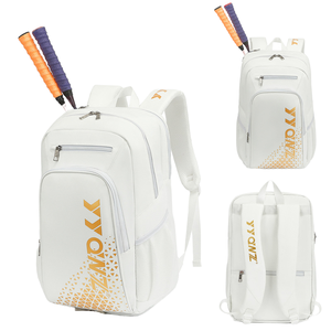 Sacs d'équipement de tennis et de pickleball personnalisés pour hommes et femmes, sac à dos en nylon résistant à l'eau avec compartiment pour chaussures, sac à pagaie - Product Image 4