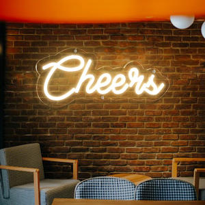 Tienda de diseño gratuito, letrero de logotipo flexible de neón barnizado UV, publicidad exterior, luz de neón LED acrílica, control de aplicación personalizado de pared IP65 - Product Image 2