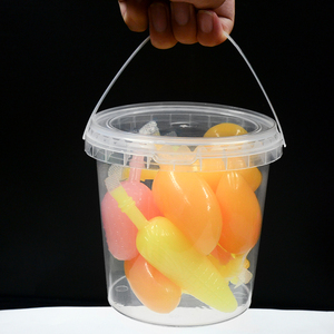 Envase Transparente Grueso de PP5 de Grado Alimenticio con Asa y Tapa para Pan, Alimentos Enlatados, Galletas, Gelatina, Azúcar, Chocolate - Product Image 4