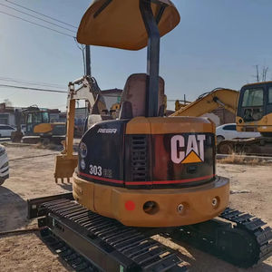 Mini-excavatrice Caterpillar 303 Cr d'occasion, 3-3,5t, petite pelle avec moteur Cat de Japon, composant moteur principal, en vente rapide - Product Image 2