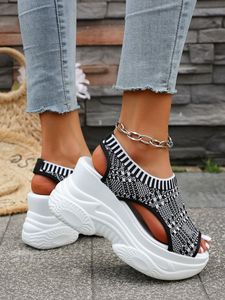 Women European and American Style Sports <b>Sandals</b> New Breathable Slip-On Thick-Soled Platform Roman <b>Sandals</b> for Summer - Product Image 6