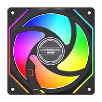 Ventiladores de Refrigeración para PC AntarcChill RGB, Control Remoto de 6 Pines, Luz LED de Colores, Enfriador de Caja de Ordenador, Disipador de Calor para Juegos