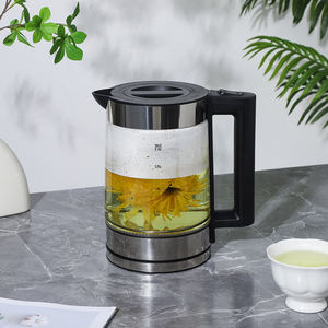 <span class=keywords><strong>Bouilloire</strong></span> <span class=keywords><strong>électrique</strong></span> sans fil en verre de 2 L avec base en acier inoxydable, chauffage uniforme, arrêt automatique, petit appareil de cuisine domestique - Product Image 1