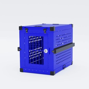 Cage pour animaux de compagnie pliable en aluminium, résistante aux chocs, fournie directement par l'usine, pour les voyages en voiture, chiens de grande, moyenne et petite taille - Product Image 2