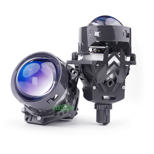 Ống kính đèn chiếu LED 130W 3 inch bán buôn nhà máy, không phá hủy, hai bóng đèn, màu xanh dương, laser, Bi LED - Product Image 3