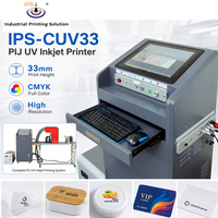 Impresora Digital UV de Inyección de Tinta IPS CMYK para Superficies Frontales y Laterales de Vasos, Tubos y Tapas de Plástico