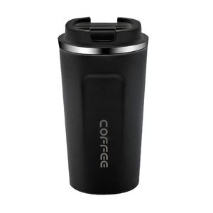 Taza de Café de Acero Inoxidable de Doble Capa, Aislada al Vacío, para Bebidas Calientes/Frías, Ecológica, Personalizable con Logotipo Empresarial, para Regalo de Oficina, 380 ml/510 ml - Product Image 1