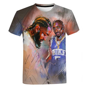 Ins Rapper <span class=keywords><strong>2Pac</strong></span> 3D <span class=keywords><strong>Shirt</strong></span> For Men Hip Hop T-<span class=keywords><strong>Shirt</strong></span> Tupac manica corta digitale All Over Print OEM ODM Plus Size T-<span class=keywords><strong>Shirt</strong></span> - Product Image 4