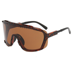 Oversized Cycling Sunglasses 9929 Polarized UV400 Protection <b>White</b> <b>Frame</b> Outdoor Sports Fishing Sun Protection - Product Image 3