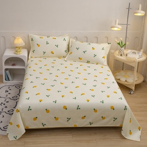 Lençóis de Cama de Solteiro Modernos e Simples, Descartáveis, Hipoalergênicos, com Estampa de Aloe Vera, 200TC, Grau A, Atacado de Fábrica - Product Image 4