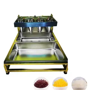 Newly Design Small Jelly Ball Popping Boba Making Machine Bubble Tea Pear Maker Machine Popping Boba Mold Molding Machine