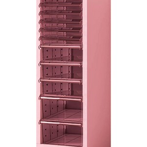 Armoires de classement mobiles modernes en <span class=keywords><strong>plastique</strong></span> et étagères à dossiers avec <span class=keywords><strong>tiroirs</strong></span> à bande transparente pour le bureau et la maison - Product Image 2