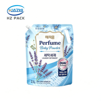 Pochettes Doypack à bec verseur de 1L à 5L, anti-fuite, personnalisables, pour emballage de tampons, détergent lessive, lotion corporelle/mains