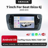 Lecteur multimédia automobile Navifly Car-Play Auto SWC Radio FM Écran tactile 4G WIFI BT 1040P DVR pour Seat Ibiza 6j 2009-2013 MK4 FR