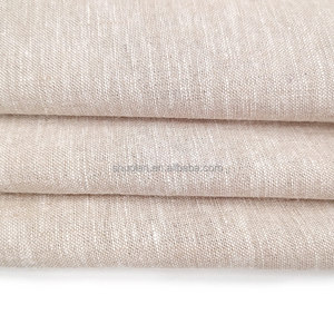 Tùy Chỉnh Chất Lượng Cao Trung Quốc Hữu Cơ Pháp Đồng Bằng Màu Trắng Quần Áo Chất Liệu Rửa Sạch Mềm Sẵn Sàng Bán Buôn Tinh Khiết 100% Vải Lanh - Product Image 4