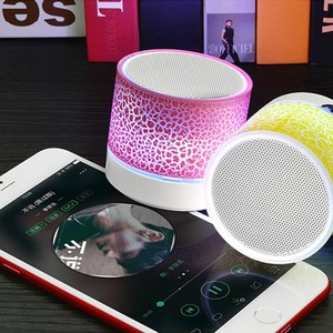 New Mini Phổ Xách Tay Loa Không Dây Âm Thanh Không Dây Hộp Nhỏ Nứt LED Thẻ TF USB Stereo Loa Siêu Trầm Với Các Nút - Product Image 6
