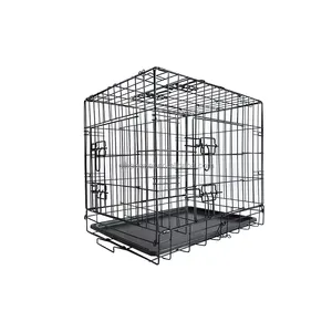 Cages pour animaux de compagnie d'assurance qualité fabriquées en usine, pliables et faciles à ranger