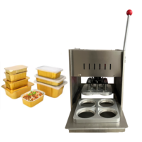 Petite machine de thermoscellage manuelle électrique pour les boîtes en aluminium de boissons, les feuilles d'aluminium, les produits apicoles, les haricots cuits, les noix, les graines de melon
