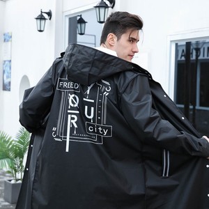 Impermeabile Classico Nero per Escursionismo e Arrampicata, Lungo e Personalizzabile in EVA Multifunzionale - Product Image 2