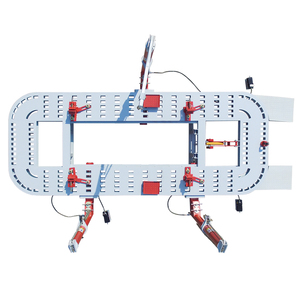 Machine de carrosserie pneumatique-hydraulique TFAUTENF avec plateforme de 17 pieds pour le redressage et la réparation des châssis automobiles - Product Image 4