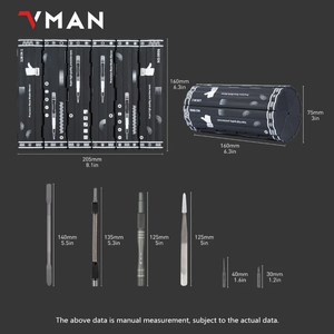 Juego de Destornilladores de Precisión Portátil VMAN TOOLS 128 en 1, 122 Puntas Magnéticas para Trabajos de Precisión y Uso Promocional - Product Image 3