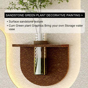 Decorazione Moderna di Lusso per Interni, Dipinto Decorativo Tridimensionale in Arenaria con Luci LED per Arredare le <span class=keywords><strong>Case</strong></span> - Product Image 6