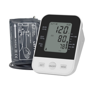 HUAAN Display LCD Leitura De Voz Cuff Eletrônico Médico Braço BP Digital Esfigmomanômetro Pressão Arterial Máquina Monitor - Product Image 1