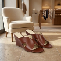 Sandales à talons hauts en cuir véritable pour femmes, style designer, chaussures minimalistes pour femmes