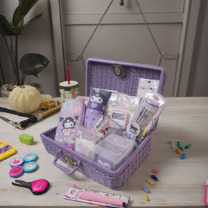 138 PCs INS Style School & Home Desktop Supplies Set DIY Hand Account Making Tools para uso infantil - Product Image 6