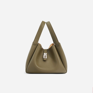 Dropshipping Genuine Leather Women Bucket Bag Fashion Portable Designer Daily Shoulder <b>Handbag</b> - Product Image 3