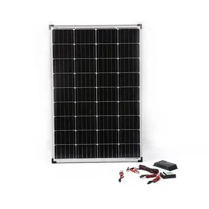 Single crystal 110W solar panel manufacturers Charger for cars boats motorcycles