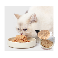 Nourriture humide pour chats sans céréales, à haute teneur en protéines, de qualité supérieure, poulet et thon en gelée