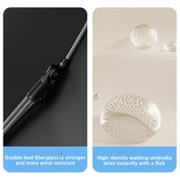 Parapluie triple usage double fonction, indispensable pour la saison des pluies, petit et frais, pour femme, portable, protection solaire, avec logo