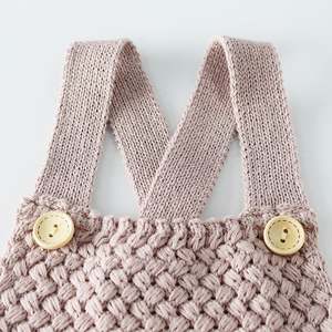 Conjunto de Ropa de Punto para Bebé Recién Nacido, Primavera-Verano, Diseño Lindo, Fabricación OEM - Product Image 2