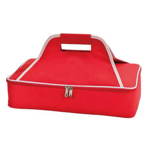 Porte-pizza isotherme à deux étages personnalisé Sac de livraison isotherme Porte-casseroles pour le chaud ou le froid - Product Image 5