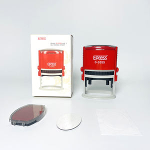 Custom Company Name <strong>Logo</strong> Seal Stamp Machine 35-55 mm Oval Rubber Self-Inking Plastic Automatic Office Stationery Stamps <strong>Maker</strong> - Product Image 3