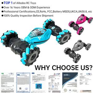 AiJH AiJH Carro de Control Remoto, Auto de Acrobacias con Rotación de Doble Cara, Juguetes de Radio Control con Música y Luces - Product Image 4