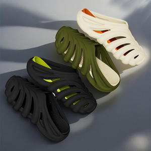 Sandalias de una Pieza de EVA Estilo Mecánico en Dos Tonos para Hombre, Ligeras, Antideslizantes, con Recortes, para Uso en Interiores y Exteriores Durante Todo el Día - Product Image 5