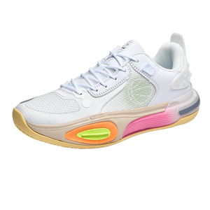 Chaussures de basketball personnalisées pour hommes de haute qualité, légères, antidérapantes, respirantes, amortissantes, à lacets, vente en gros, marque tendance, automne - Product Image 1