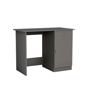 Scrivania per computer in legno ingegnerizzato grigio, 39,4x19,7x29,9 pollici, design moderno, mobili per ufficio domestico - Product Image 1