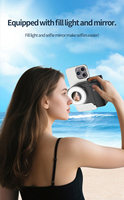 Anneau lumineux portable sans fil pour selfie avec télécommande