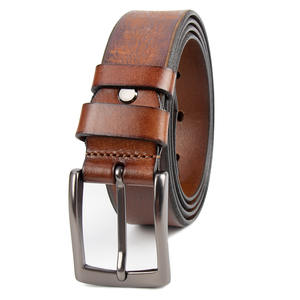 ウエスタンスタイル本革メンズベルトピンバックル豪華なデザインカジュアルでファッショナブルなベルトレザーメンズ - Product Image 4